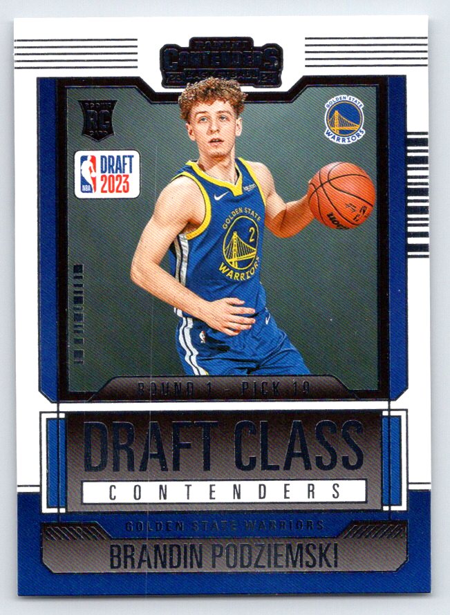 2023-24 Panini Contenders #19 Brandin Podziemski