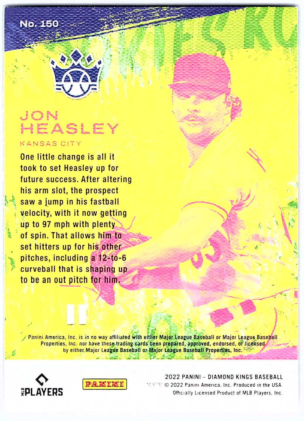 2022 Panini Diamond Kings #150 Jon Heasley
