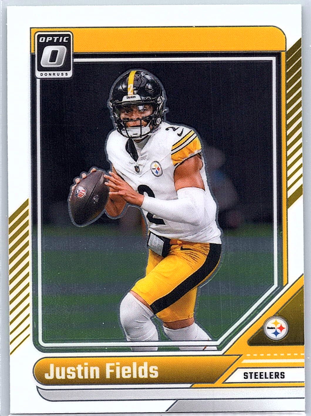 2024 Donruss Optic Justin Fields #164 Pittsburgh Steelers
