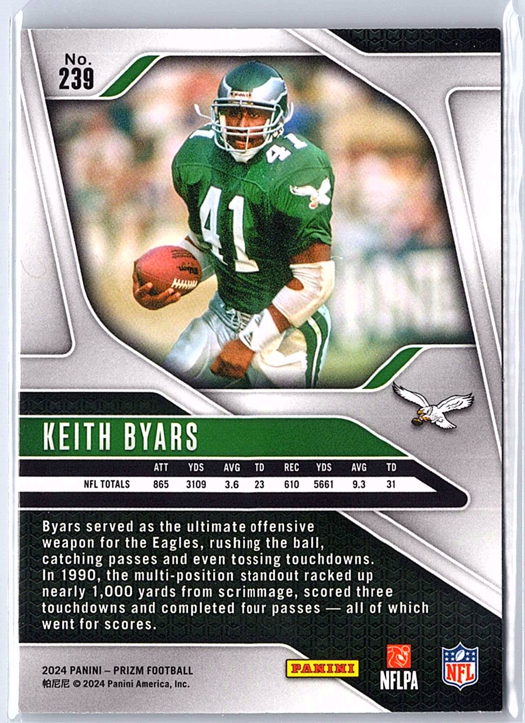 2024 Panini Prizm #239 Keith Byars