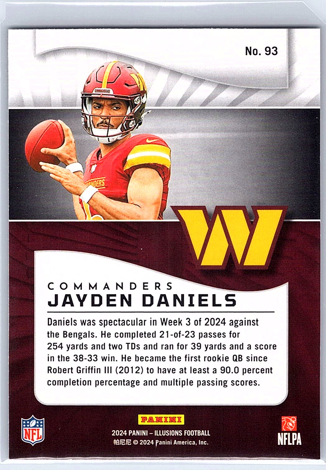 2024 Panini Illusions #93 Jayden Daniels