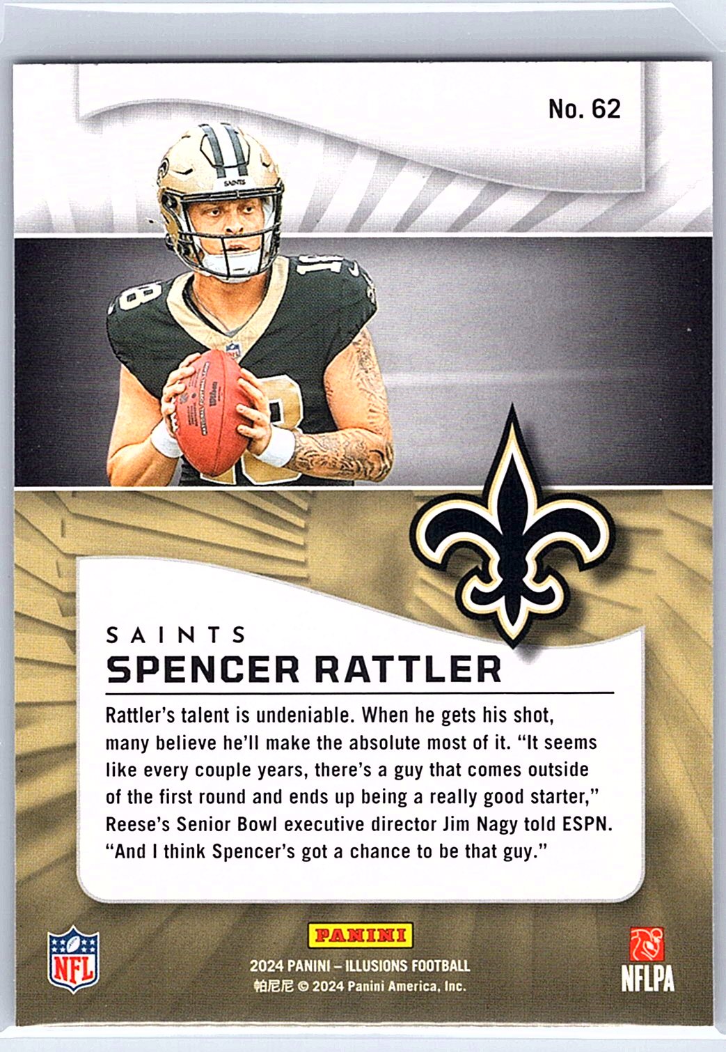 2024 Panini Illusions #62 Spencer Rattler