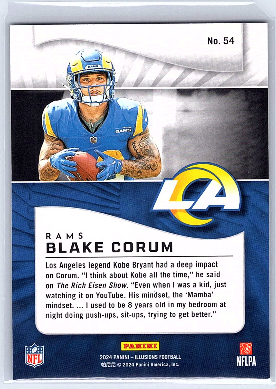 2024 Panini Illusions #54 Blake Corum