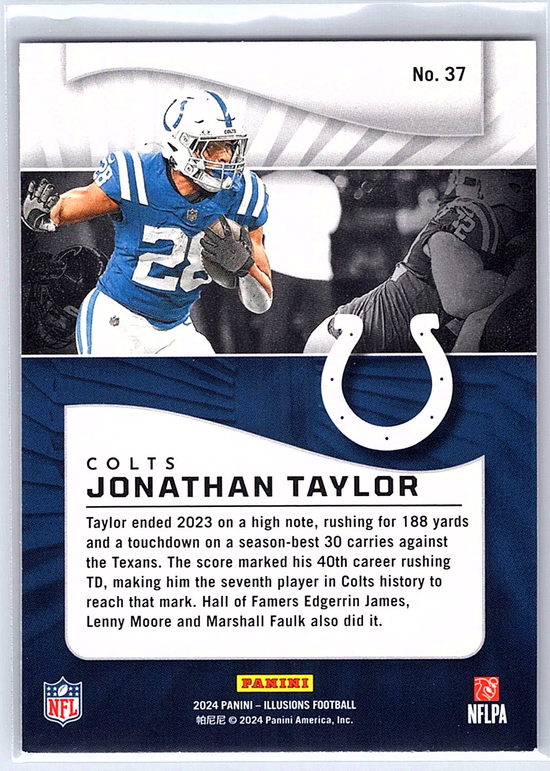 2024 Panini Illusions #37 Jonathan Taylor