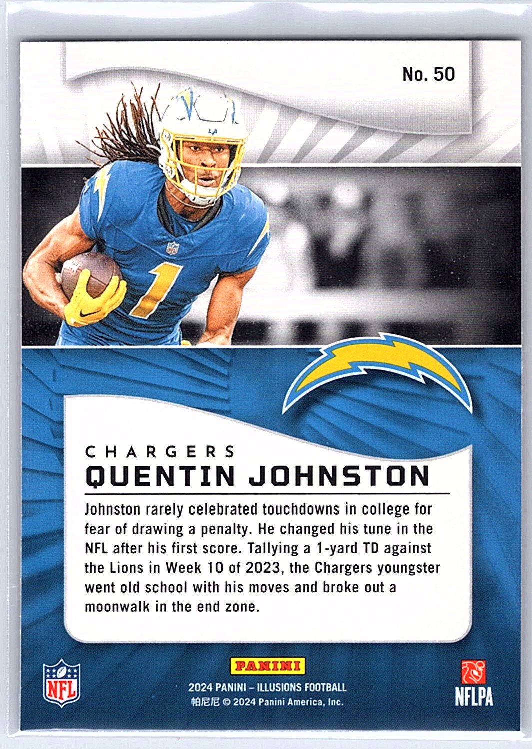 2024 Panini Illusions #50 Quentin Johnston