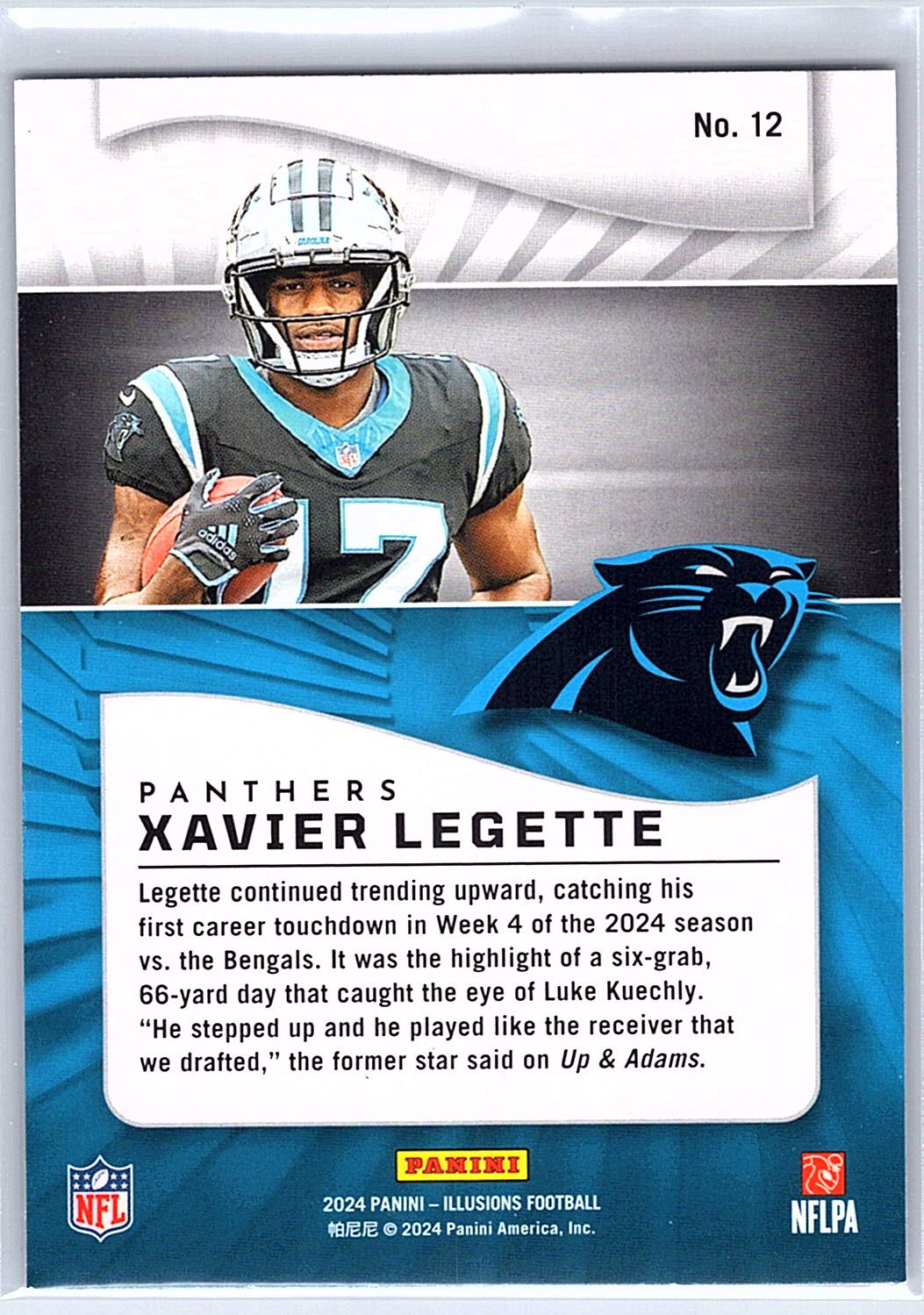 2024 Panini Illusions #12 Xavier Legette
