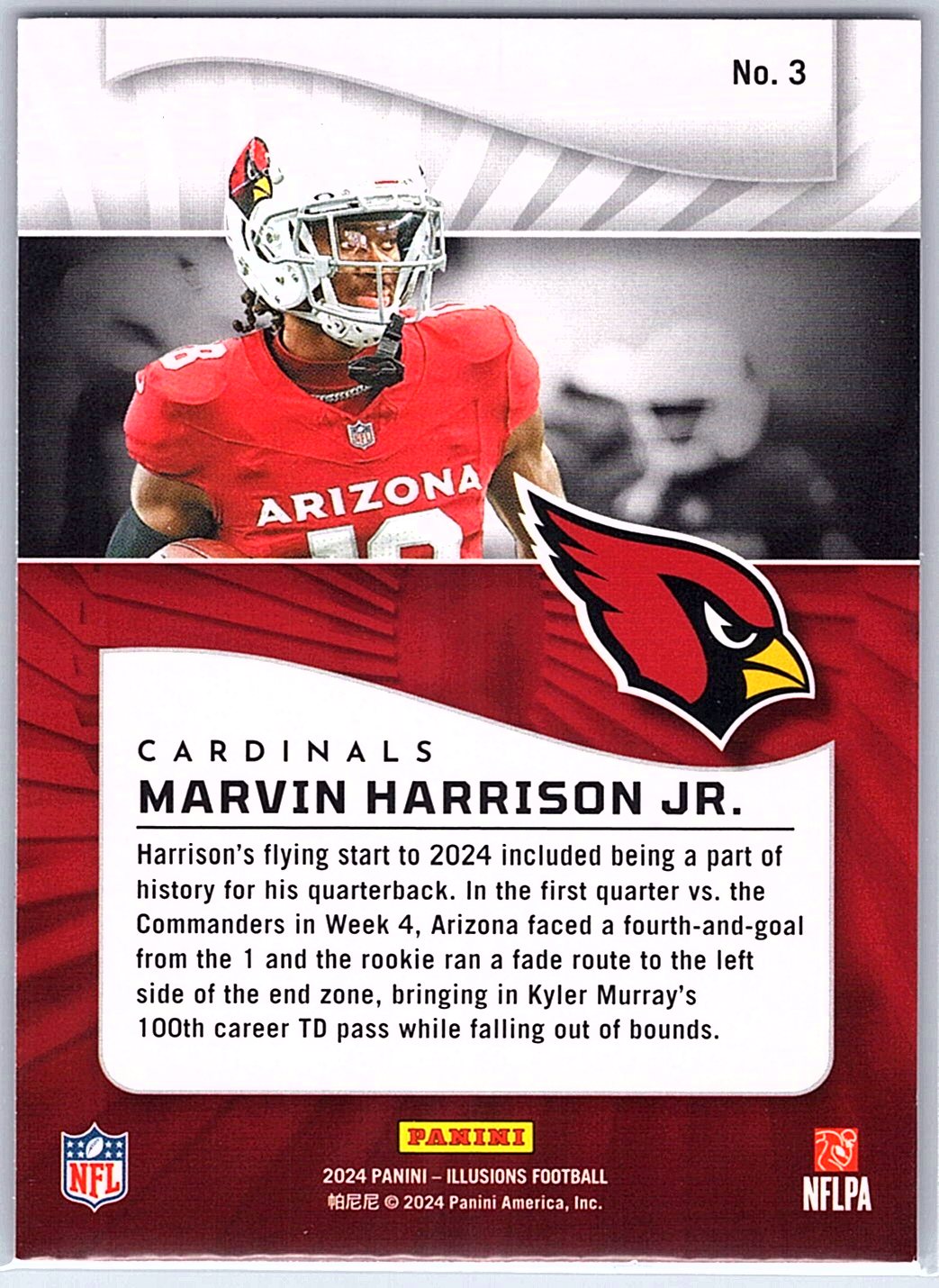 2024 Panini Illusions #3 Marvin Harrison Jr.