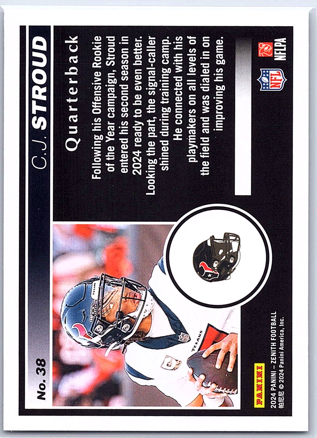 2024 Panini Zenith #38 C.J. Stroud