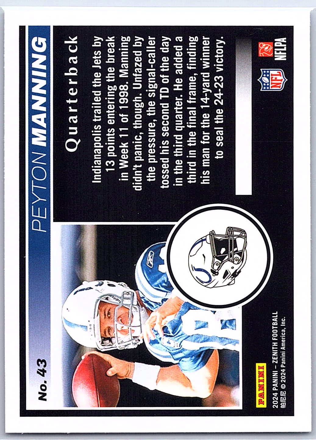 2024 Panini Zenith #43 Peyton Manning
