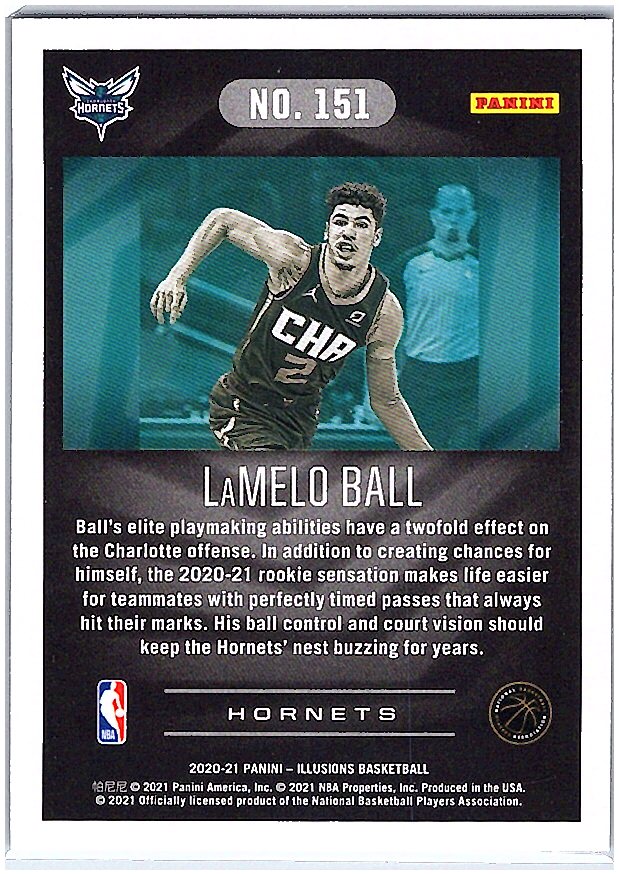 2020-21 Panini Illusions #151 LaMelo Ball Pink