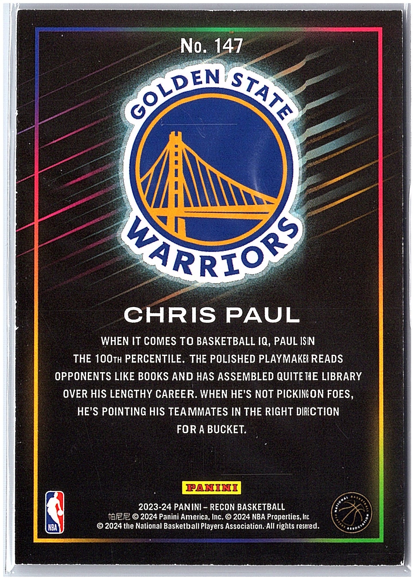 2023-24 Panini Recon #147 Chris Paul Holo Bronze #/299
