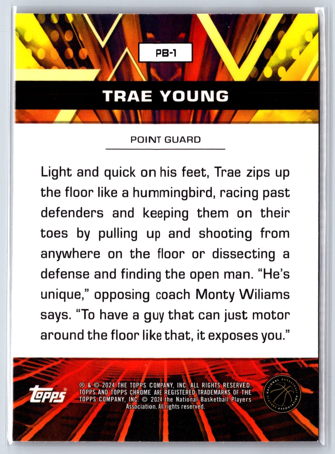 2023-24 Topps Chrome #PB-1 Trae Young Power Boosters Refractor Pink