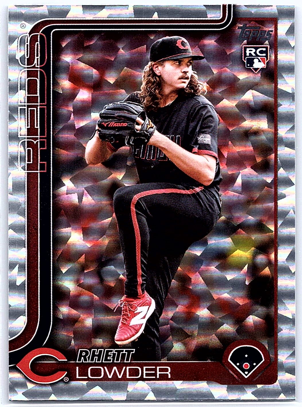 2025 Topps #205 Rhett Lowder Diamante Foil
