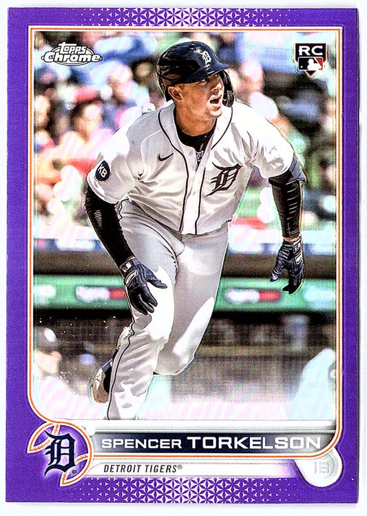 2022 Topps Chrome Update #USC100 Spencer Torkelson Purple Refractor