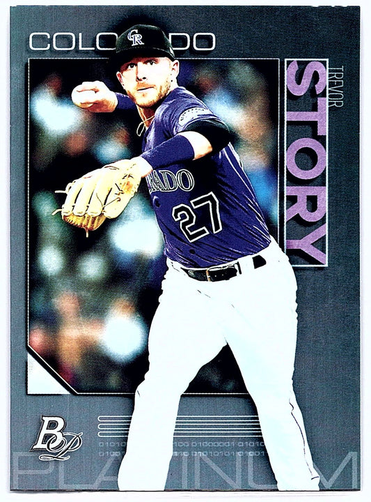 2020 Bowman Platinum #55 Trevor Story