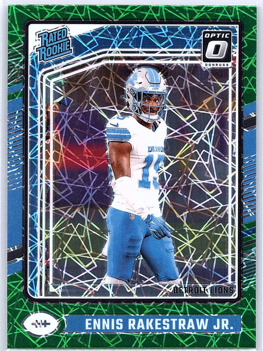 2024 Donruss Optic Ennis Rakestraw Jr. #232 Detroit Lions