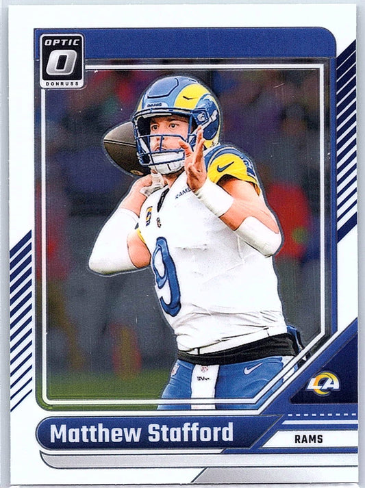 2024 Donruss Optic Matthew Stafford #113 Los Angeles Rams