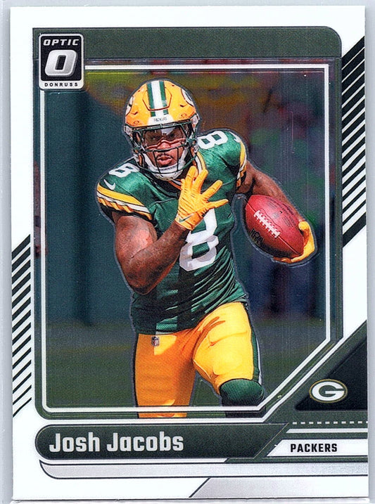 2024 Donruss Optic Josh Jacobs #70 Green Bay Packers