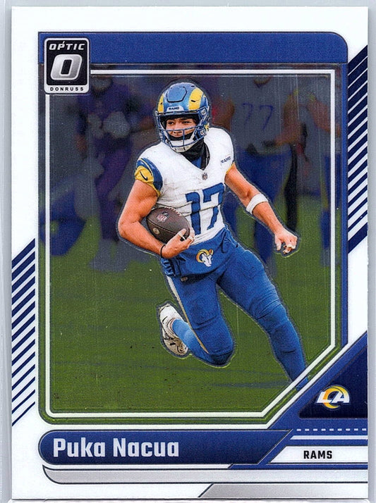 2024 Donruss Optic Puka Nacua #115 Los Angeles Rams