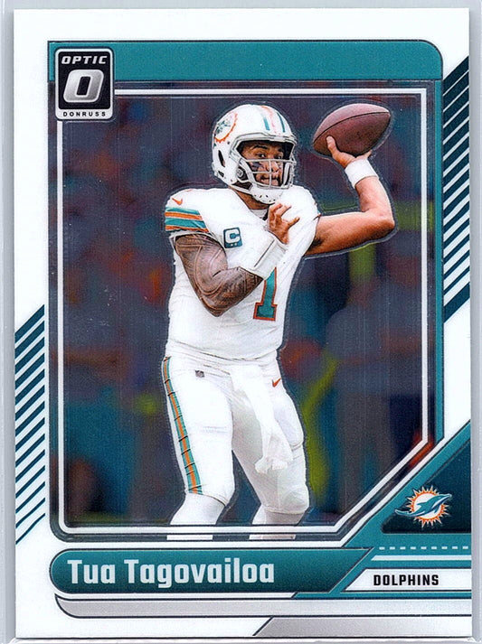 2024 Donruss Optic Tua Tagovailoa #120 Miami Dolphins