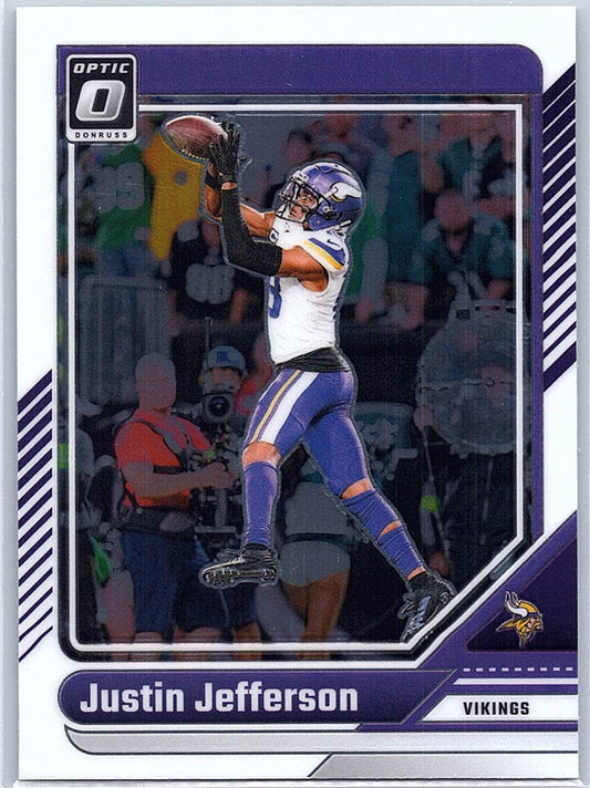 2024 Donruss Optic Justin Jefferson #130 Minnesota Vikings