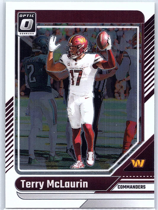 2024 Donruss Optic Terry McLaurin #196 Washington Commanders