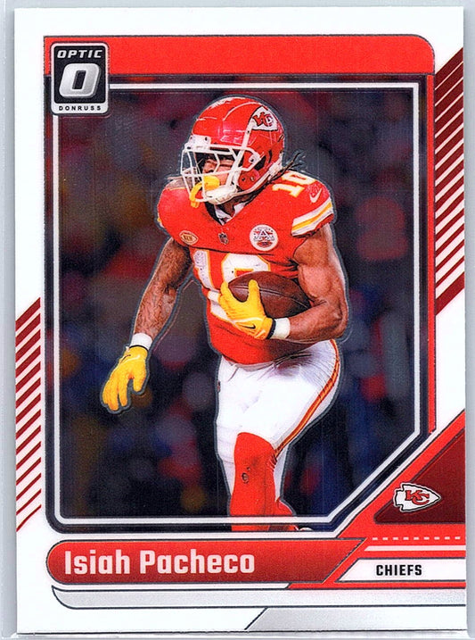 2024 Donruss Optic Isiah Pacheco #95 Kansas City Chiefs