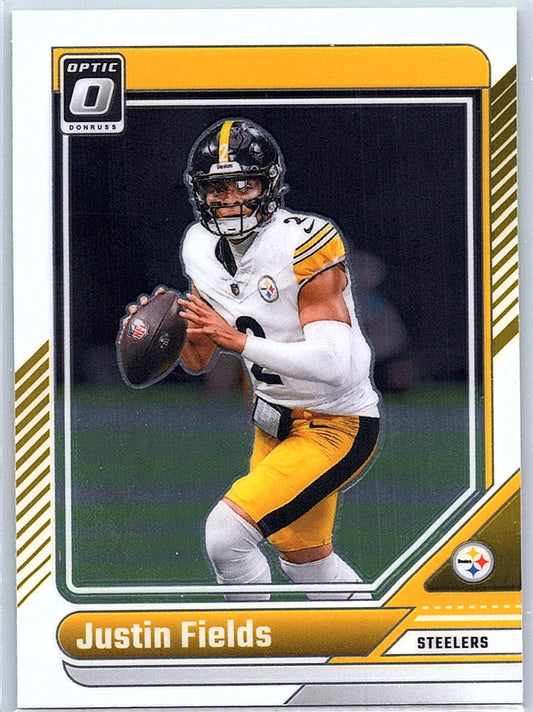 2024 Donruss Optic Justin Fields #164 Pittsburgh Steelers
