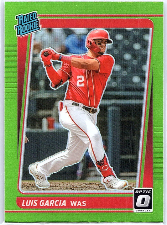 2021 Donruss Optic #45 Luis V. Garcia RC Rookie