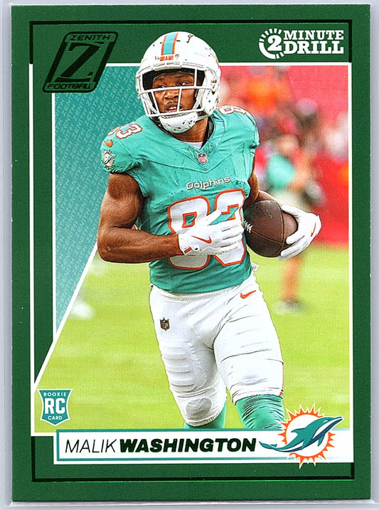 2024 Panini Zenith #172 Malik Washington RC Rookie