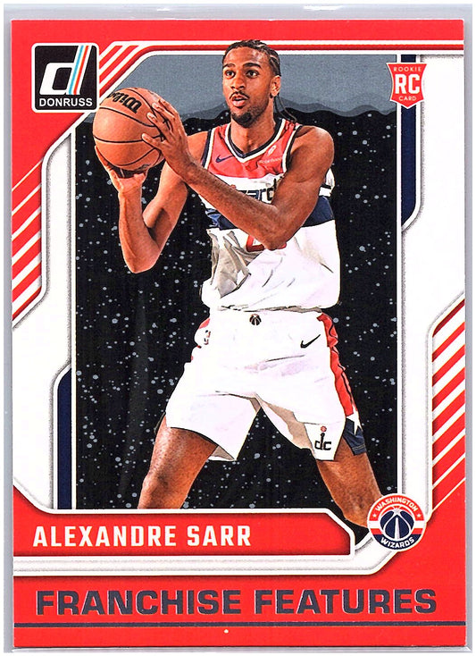 2024-25 Donruss #30 Alexandre Sarr Franchise Features