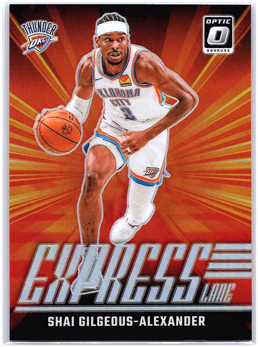 2024-25 Donruss Optic #24 Shai Gilgeous-Alexander Express Lane Purple