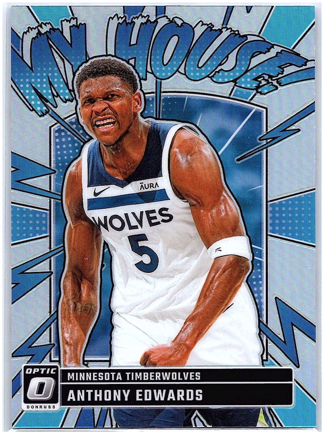 2024-25 Donruss Optic #2 Anthony Edwards My House Holo