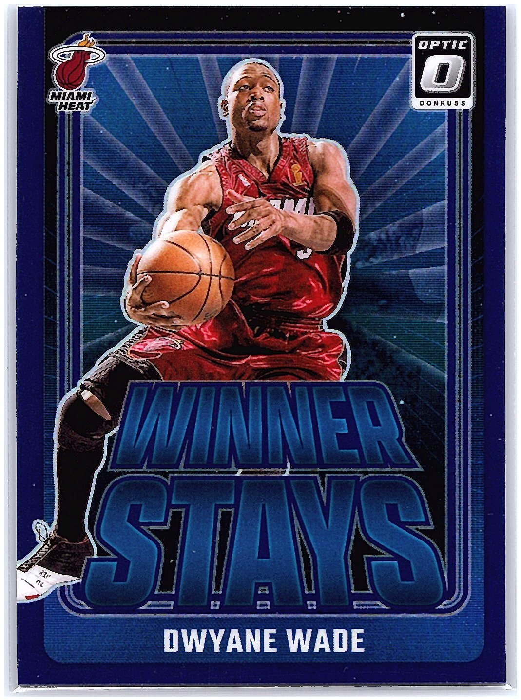 2024-25 Donruss Optic #20 Dwyane Wade Winner Stays Purple