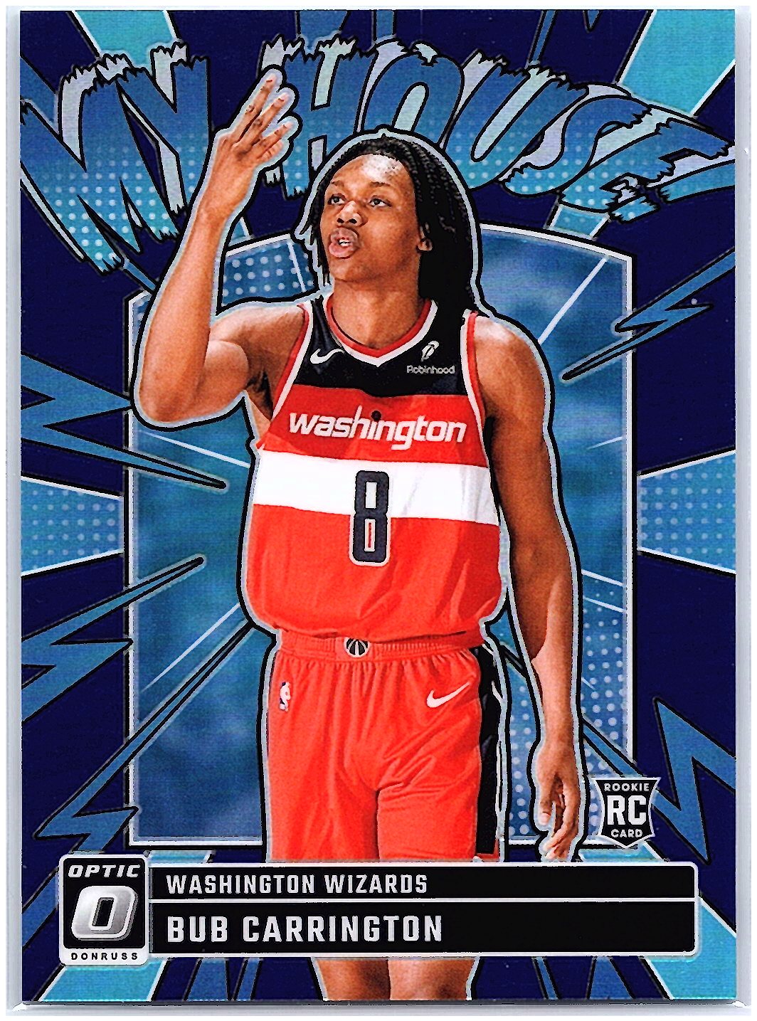 2024-25 Donruss Optic #8 Bub Carrington My House Purple