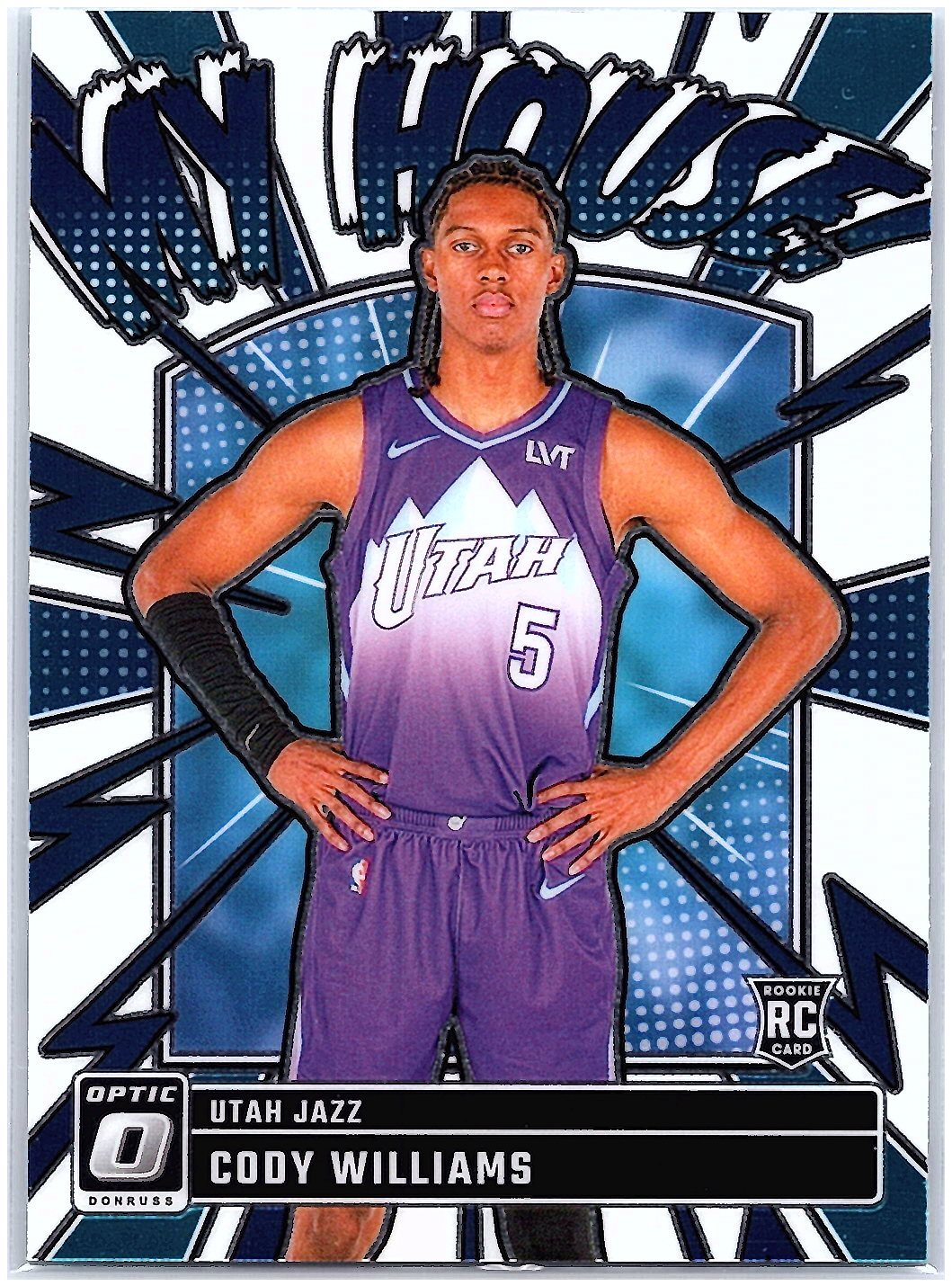 2024-25 Donruss Optic #4 Cody Williams My House