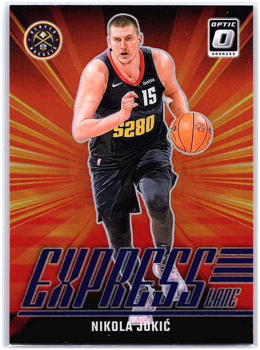 2024-25 Donruss Optic #3 Nikola Jokic Express Lane Purple