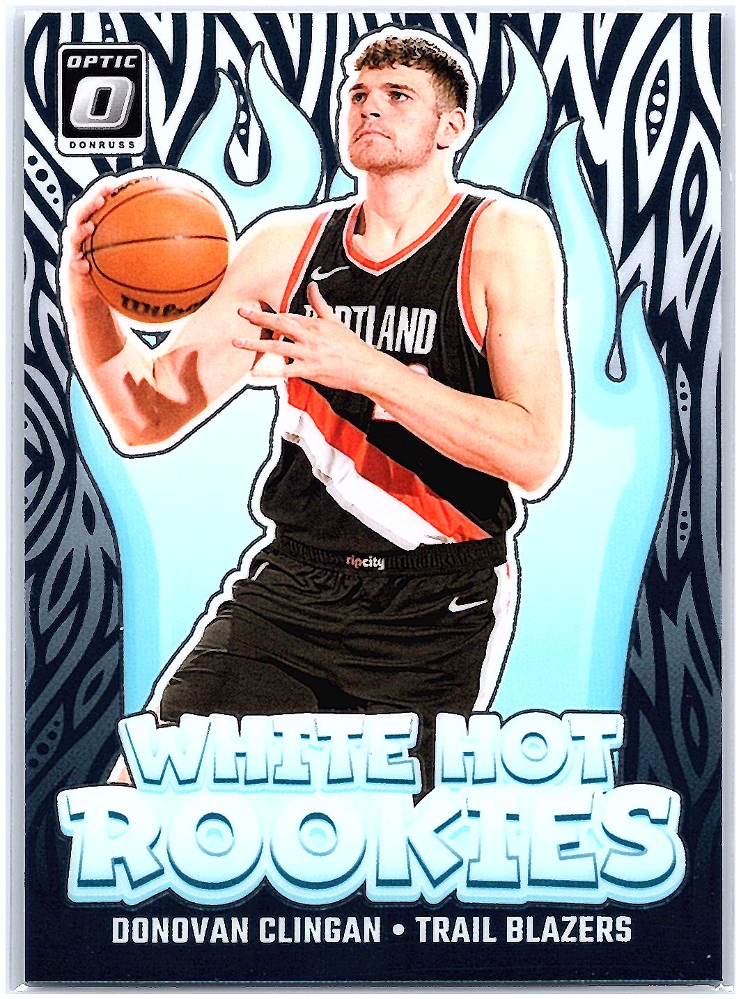 2024-25 Donruss Optic #11 Donovan Clingan White Hot Rookies
