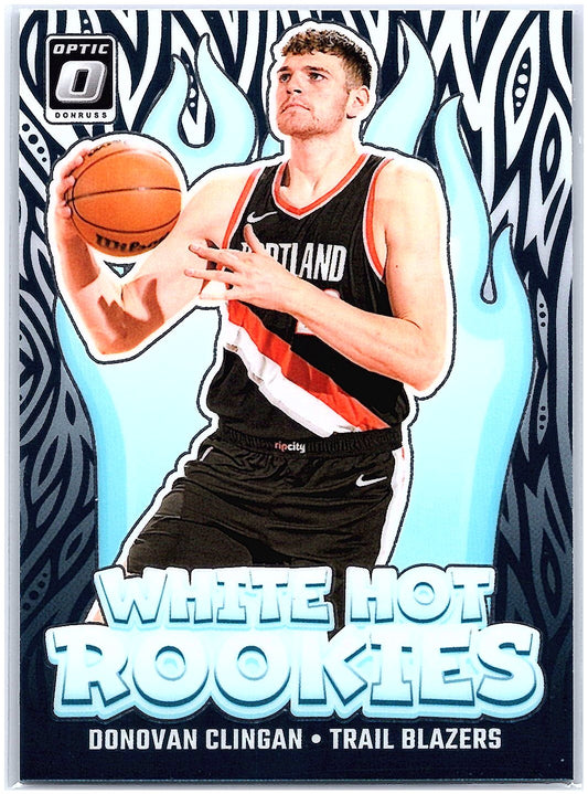 2024-25 Donruss Optic #11 Donovan Clingan White Hot Rookies