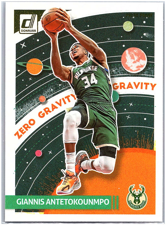 2023-24 Donruss #7 Giannis Antetokounmpo Zero Gravity