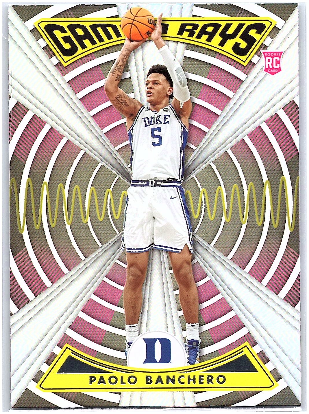 2022 Panini Chronicles Active Picks #ZG-PAO Paolo Banchero Gamma Rays