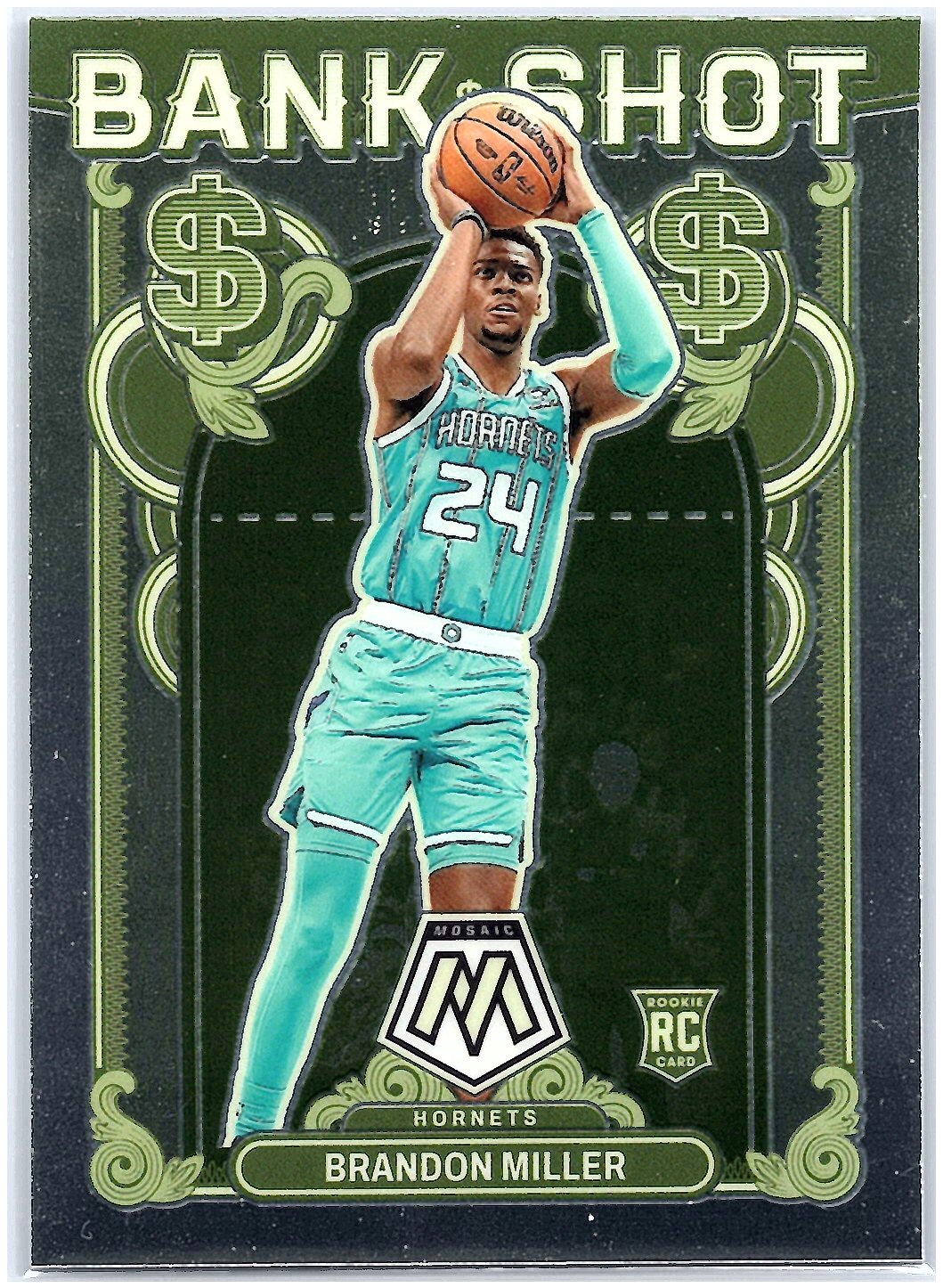 2023-24 Panini Mosaic #14 Brandon Miller Bank Shot