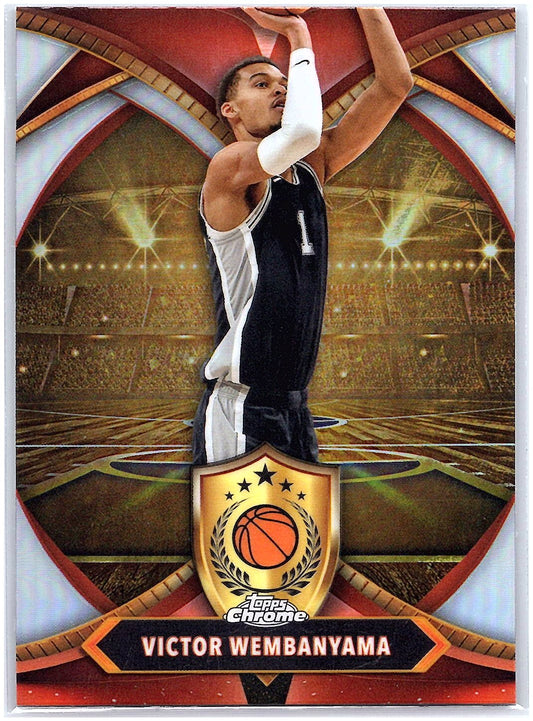 2024-25 Topps Chrome #BOD-13 Victor Wembanyama Ball of Duty Refractor
