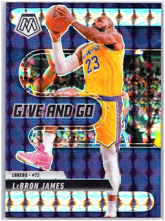 2024-25 Panini Mosaic #1 LeBron James Give and Go Mosaic