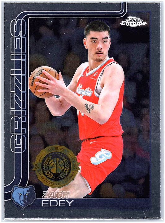 2025-26 Topps Chrome #128 Zach Edey
