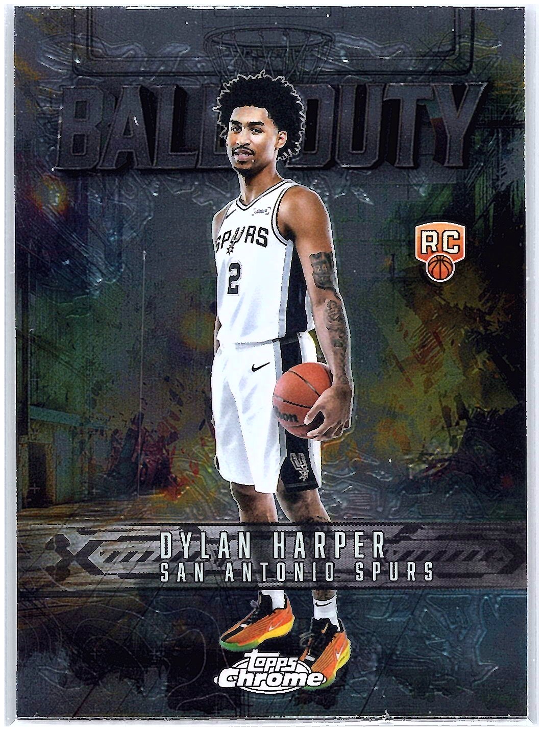 2025-26 Topps Chrome #BD-22 Dylan Harper Ball of Duty
