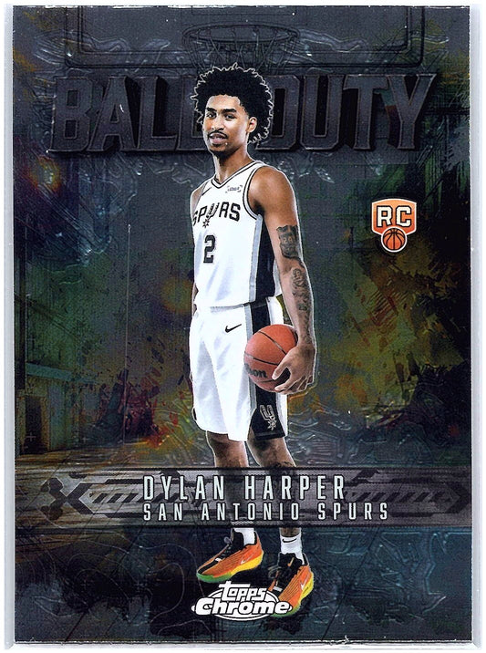 2025-26 Topps Chrome #BD-22 Dylan Harper Ball of Duty