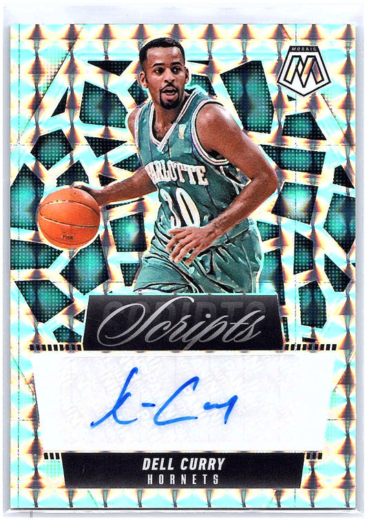 2024-25 Panini Mosaic #MS-DEL Dell Curry Scripts