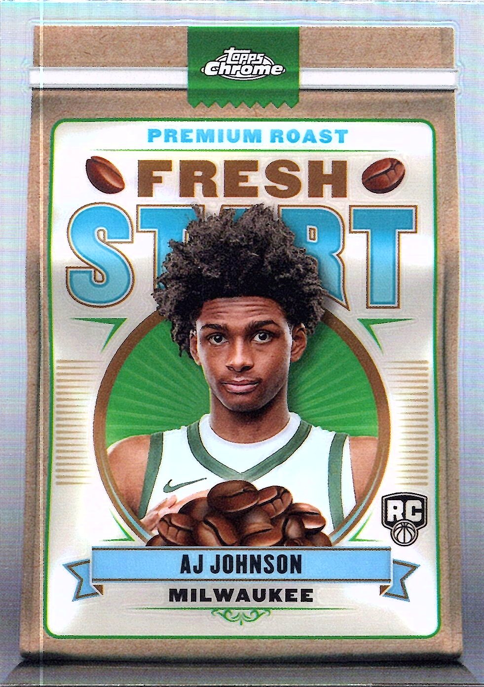2024-25 Topps Chrome #FS-13 AJ Johnson Fresh Start