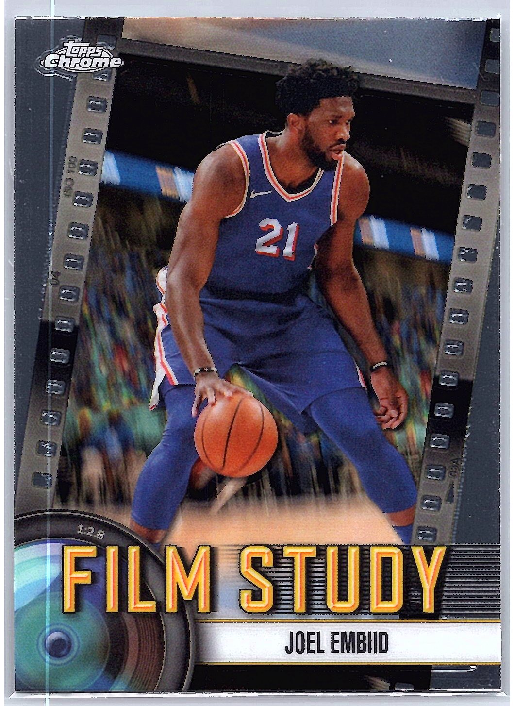 2024-25 Topps Chrome #FS-5 Joel Embiid Film Study